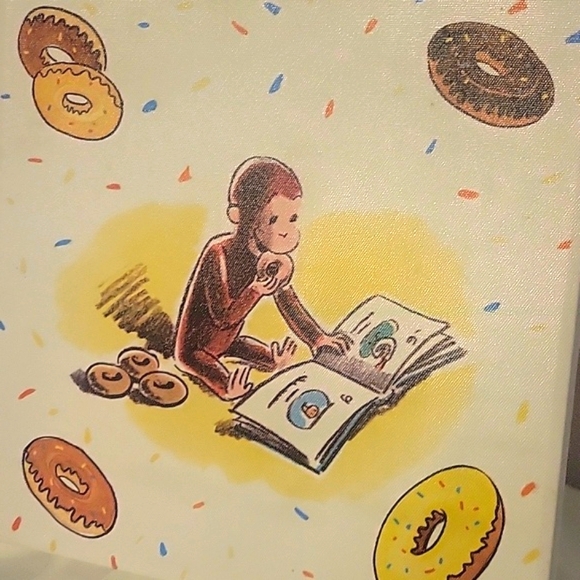 Artissimo Designs Curious George Canvas Pictures Set Of 2 - Picture 2 of 11